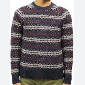 J.Crew Lambswool Fair Isle Sweater